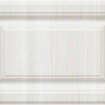 Allegra decorative cabinet door style with detailed trim for luxury closets