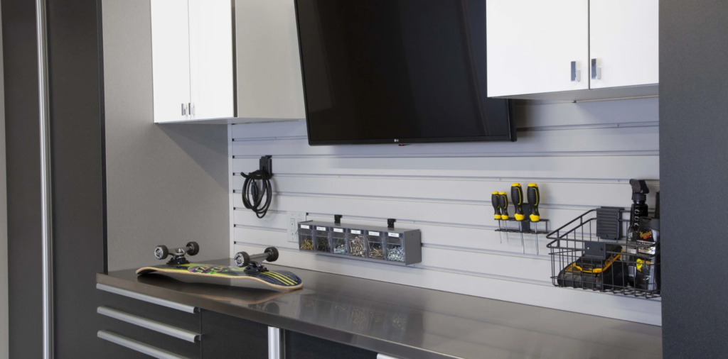 Workbench Closet Solutions in Mandeville Canyon