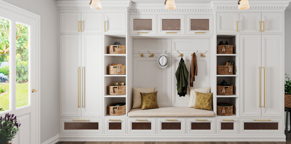 Mud Room & Entry Way Closets in Malibu