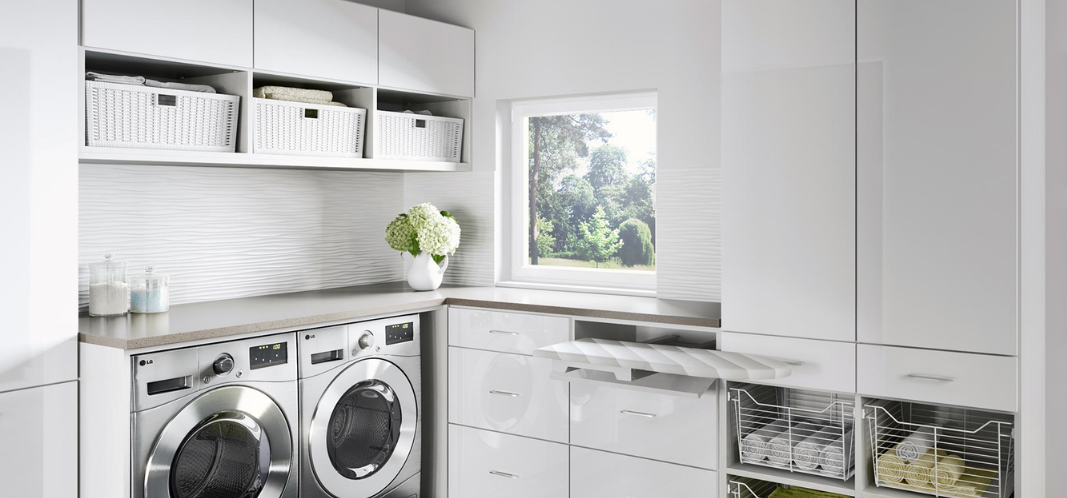Laundry Room Storage in Malibu
